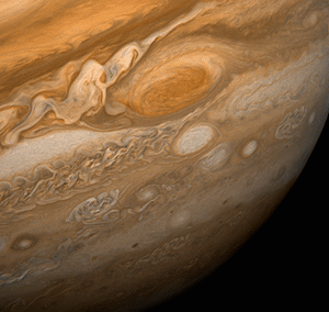 Jupiters Great Red Spot (image courtesy NASA)