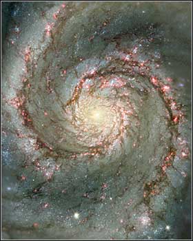 Whirlpool Galaxy-image courtesy NASA