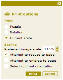 Print dialog box