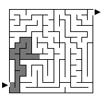 B&W Maze-a-Pix(B)