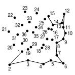 B&W Dot-a-Pix(B) 1434