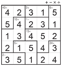QuadOp CalcuDoku (B) QuadOp CalcuDoku (B)