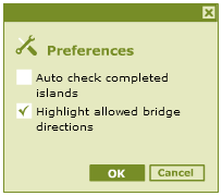 Preferences dialog box Preferences dialog box