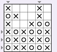 Completing row or column