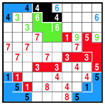 Colour Link-a-Pix(B) Colour Link-a-Pix(B)