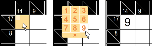 Placing and Deleting Numbers (A) Placing and Deleting Numbers (A)